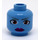 LEGO Bleu moyen Aayla Secura Diriger (Goujon de sécurité) (3626 / 90824)