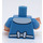 LEGO Medium Blue Alice Minifig Torso (973 / 16360)