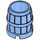 LEGO Medium Blue Barrel 2 x 2 x 1.7 (2489 / 26170)