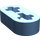 LEGO Medium blauw Balk 2 x 0.5 met As Gaten (41677 / 44862)