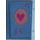 LEGO Medium Blue Book 2 x 3 with Heart Sticker (33009)