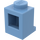 LEGO Medium Blue Brick 1 x 1 with Headlight and No Slot (4070 / 30069)