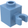 LEGO Medium Blue Brick 1 x 1 with Vertical Clip (Open &#039;O&#039; Clip, Hollow Stud) (60475 / 65460)