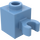 LEGO Medium Blue Brick 1 x 1 with Vertical Clip (Open &#039;O&#039; Clip, Hollow Stud) (60475 / 65460)
