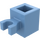 LEGO Mittelblau Backstein 1 x 1 mit Vertikale Clip (&#039;U&#039;-Clip, fester Bolzen) (30241 / 60475)