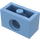 LEGO Mittelblau Backstein 1 x 2 mit Loch (3700)
