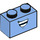 LEGO Medium Blue Brick 1 x 2 with Mouth with Bottom Tube (3004 / 32893)
