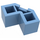 LEGO Medium Blue Brick 2 x 2 Facet (87620)