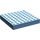 LEGO Bleu moyen Brique 8 x 8 (4201 / 43802)