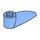 LEGO Bleu moyen Griffe avec Essieu Trou (oeil bionique) (41669 / 48267)