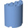 LEGO Mittelblau Zylinder 2 x 4 x 4 Hälfte (6218 / 20430)