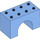 LEGO Mittelblau Duplo Bogen Backstein 2 x 4 x 2 (11198)