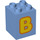 LEGO Medium Blue Duplo Brick 2 x 2 x 2 with &#039;B&#039; (21273 / 31110)