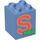 LEGO Medium Blue Duplo Brick 2 x 2 x 2 with S for Sofa (31110 / 93858)