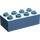 LEGO Bleu moyen Duplo Brique 2 x 4 (3011 / 31459)