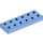 LEGO Medium Blue Duplo Plate 2 x 6 (98233)