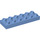 LEGO Bleu moyen Duplo assiette 2 x 6 (98233)