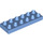 LEGO Medium Blue Duplo Plate 2 x 6 (98233)