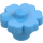 LEGO Mittelblau Blume 2 x 2 mit offener Noppe (4728 / 30657)