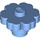 LEGO Mittelblau Blume 2 x 2 mit offenem Bolzen (4728 / 30657)