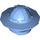 LEGO Mittelblau Helm mit Chin Bewachen und Broad Brim (15583 / 30273)