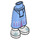 LEGO Mittelblau Hüfte mit Medium Skirt mit Dark Blau Shoes (59794)