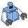 LEGO Mittelblau Jacket mit Pockets Torso (973 / 76382)