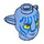 LEGO Medium blauw Jake Sully Minifigure Hoofd met Oren (102438)
