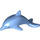 LEGO Medium blauw Springen Dolfijn (34095 / 107190)
