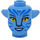 LEGO Azul medio Kiri Minifigura Cabeza con Orejas (101733)