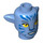 LEGO Medium blauw Kiri Minifigure Hoofd met Oren (101733)
