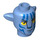 LEGO Medium Blue Lo&#039;ak Minifigure Head with Ears (101735)