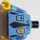 LEGO Mittelblau Ma Cop Minifig Torso (973 / 76382)
