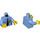 LEGO Medium Blue Ma Cop Minifig Torso (973 / 76382)