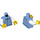 LEGO Medium Blue Man in Medium Blue Jacket Minifig Torso (973 / 76382)