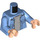 LEGO Medium blauw Matt Hooper Minifiguur Torso (973 / 76382)