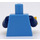 LEGO Medium Blue Max from the LEGO Club Torso with Dark Blue Arms and Yellow Hands (973 / 88585)