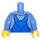 LEGO Medium Blue Mechanic Minifig Torso (973 / 76382)