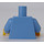 LEGO Mittelblau Minifig Torso mit Overalls (973 / 76382)