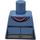 LEGO Medium blauw Minifiguur Torso zonder armen met Decoratie (973)