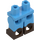 LEGO Medium blauw Minifiguur Heupen en benen met Dark Bruin Boots (3815 / 21019)