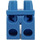 LEGO Blu medio Minifigure Gambe con Safety Perni e Studded Cintura (11677 / 95029)