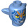 LEGO Medium blauw Minifigure Pandoran Hoofd (100712)