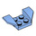 LEGO Medium Blue Mudguard Plate 2 x 2 with Flared Wheel Arches (41854)