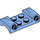 LEGO Mittelblau Kotflügel Platte 2 x 4 mit Headlights und Gebogen Fenders (93590)
