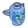 LEGO Mittelblau Neteyam Minifigure Kopf mit Ohren (101717)