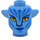 LEGO Mittelblau Neytiri Minifigure Kopf mit Ohren (100714)
