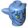 LEGO Medium blauw Norm Spellman Hoofd (100710)