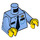 LEGO Medium Blue Pa Cop Minifig Torso (973 / 76382)
