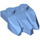LEGO Mittelblau Platte 1 x 2 mit 3 Felsen Claws (27261)